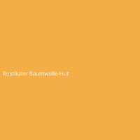 Rustikaler Baumwolle-Hut